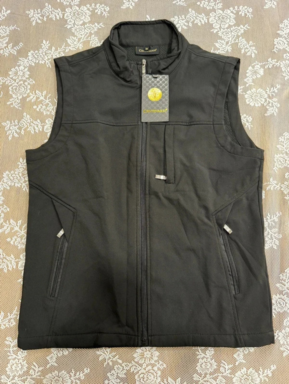 mexico & usa black vest